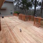 Redwoods Inc Waco - Red Cedar Deck with Lumber Railing